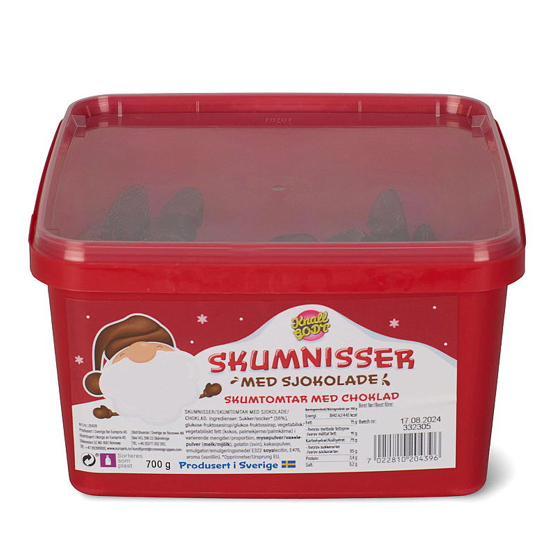 KnallGodt Skumnisser m/sjokoladetrekk 700 g