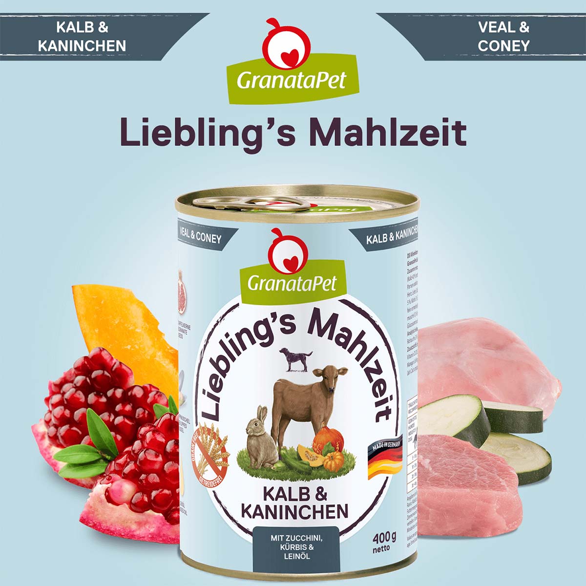 GranataPet Liebling's Mahlzeit Kalb und Kaninchen bei ZooRoyal