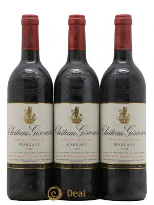 Château Giscours 3ème Grand Cru Classé  2000 - Lot de 3 Bouteilles