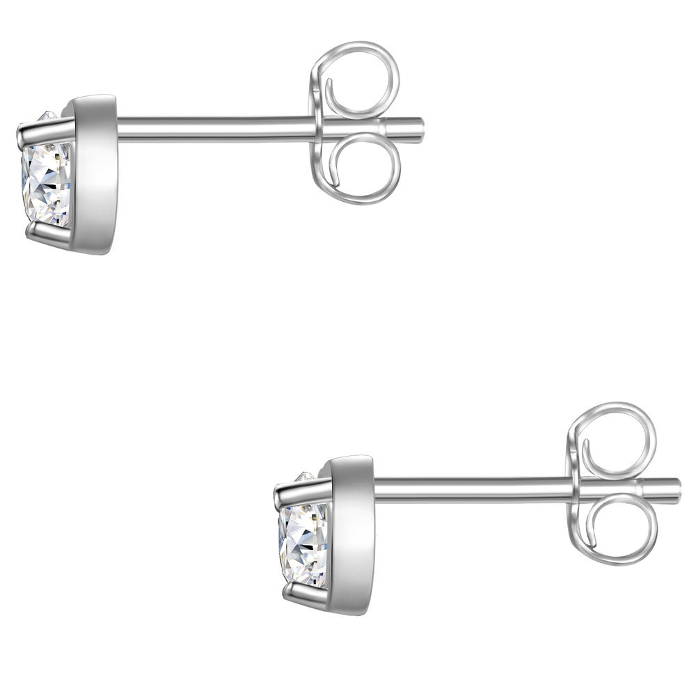 Glanzstücke München Puces d'oreilles en argent Coeur Argent sterling Topaze en Argent Boucles d'oreilles