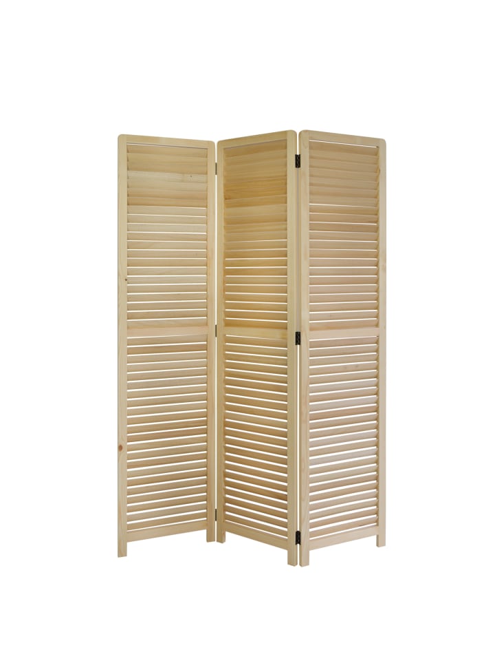 Homestyle4u 3-tlg. Paravent in Braun 120x170 günstig kaufen onesize