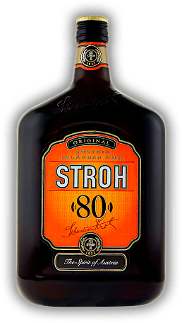 Stroh Original - 80 - Österreich 1,0 Liter Stroh Original - 80 - Österreich 1,0 Liter Die berühmte österreichische Spezialität. 1	 Liter - Vol 80%