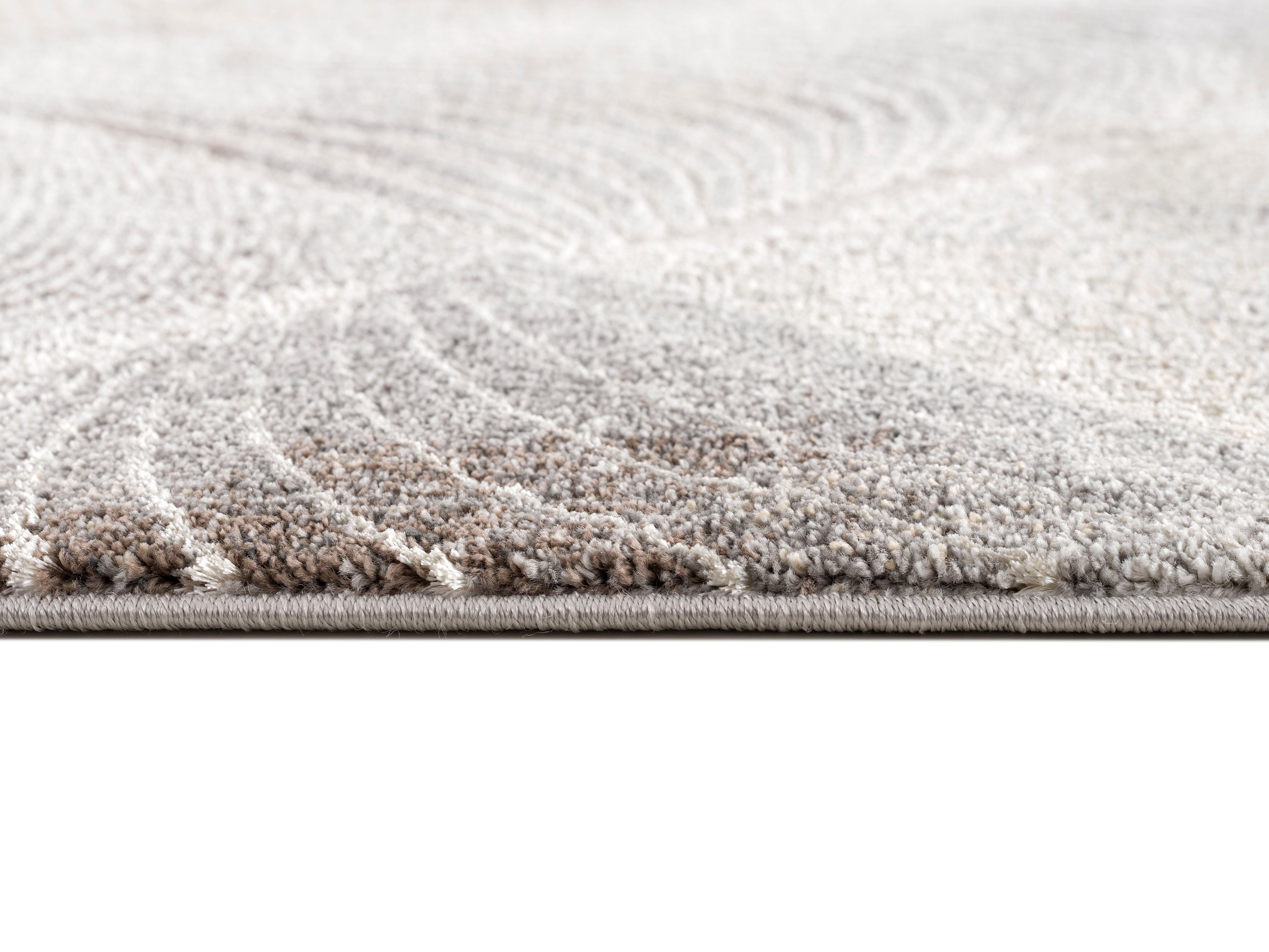 Teppich Falco, Home affaire, rechteckig, Höhe: 12 mm, mit Glanzgarn, Kurzflor, idealer Teppich für Wohnzimmer & Schlafzimmer