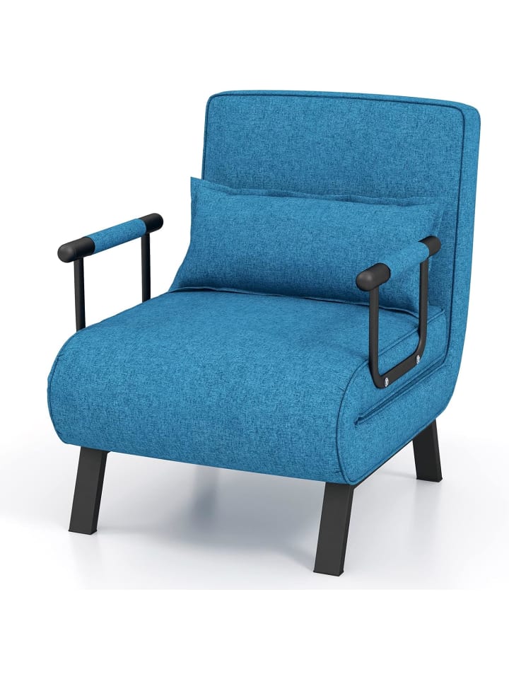 COSTWAY Schlafsessel Klappbar in Blau günstig kaufen onesize