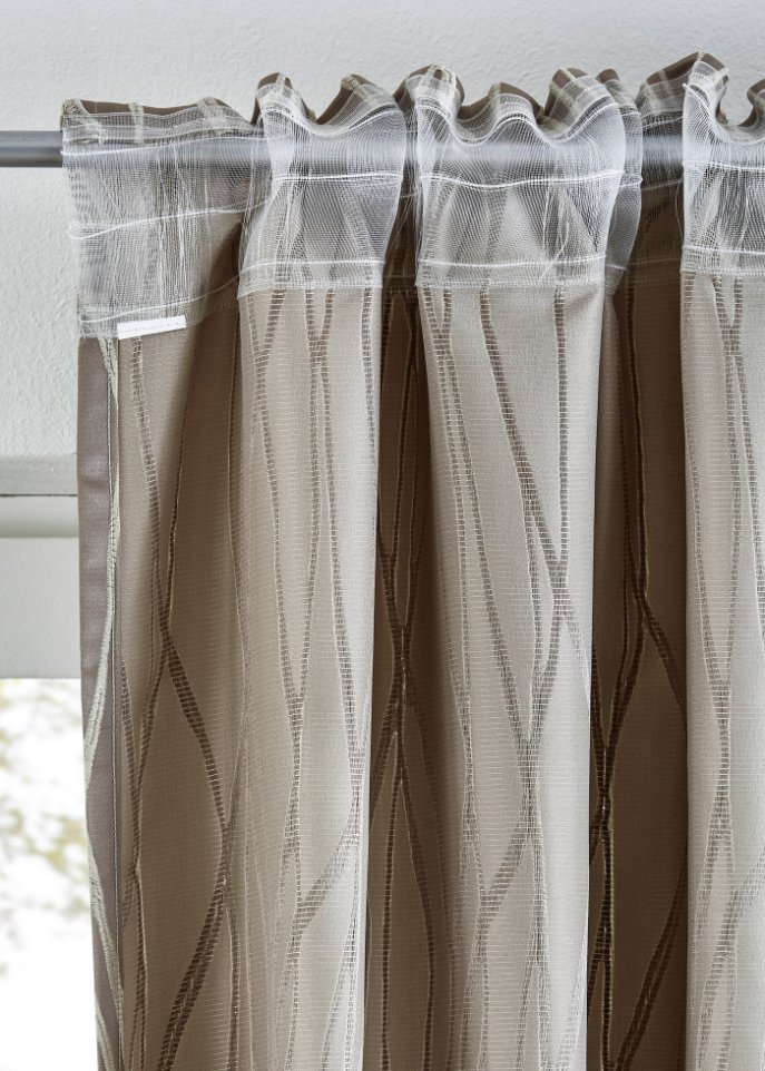 Jacquard Vorhang (1er Pack)