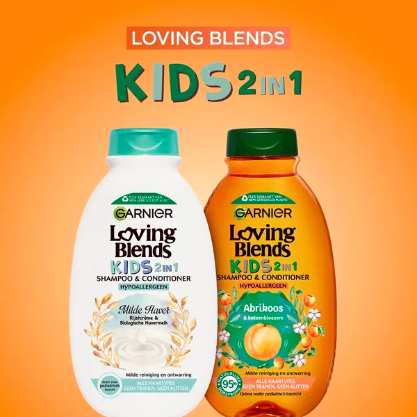 Garnier Loving Blends Kids Apricot 2-in-1 Shampoo & Conditioner 250ml
