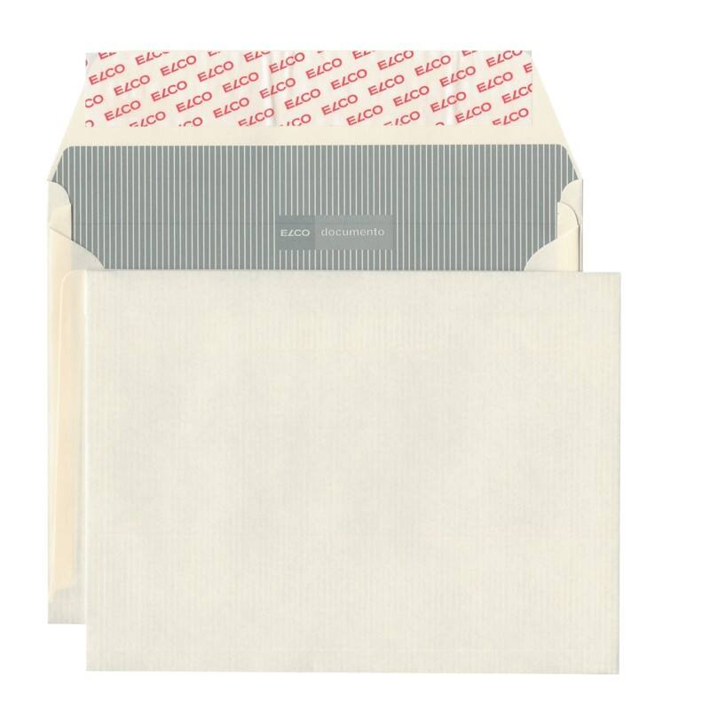 Elco Documento Briefumschläge Ohne Fenster C5  229 (B) x 172 (H) mm Abziehstreifen Beige 120 g/m² 250 Stück