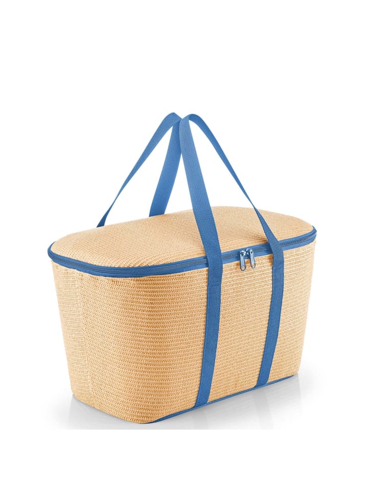 Reisenthel thermo coolerbag - Kühltasche 44.5 cm (twist powder blue) in raffia blue günstig kaufen onesize