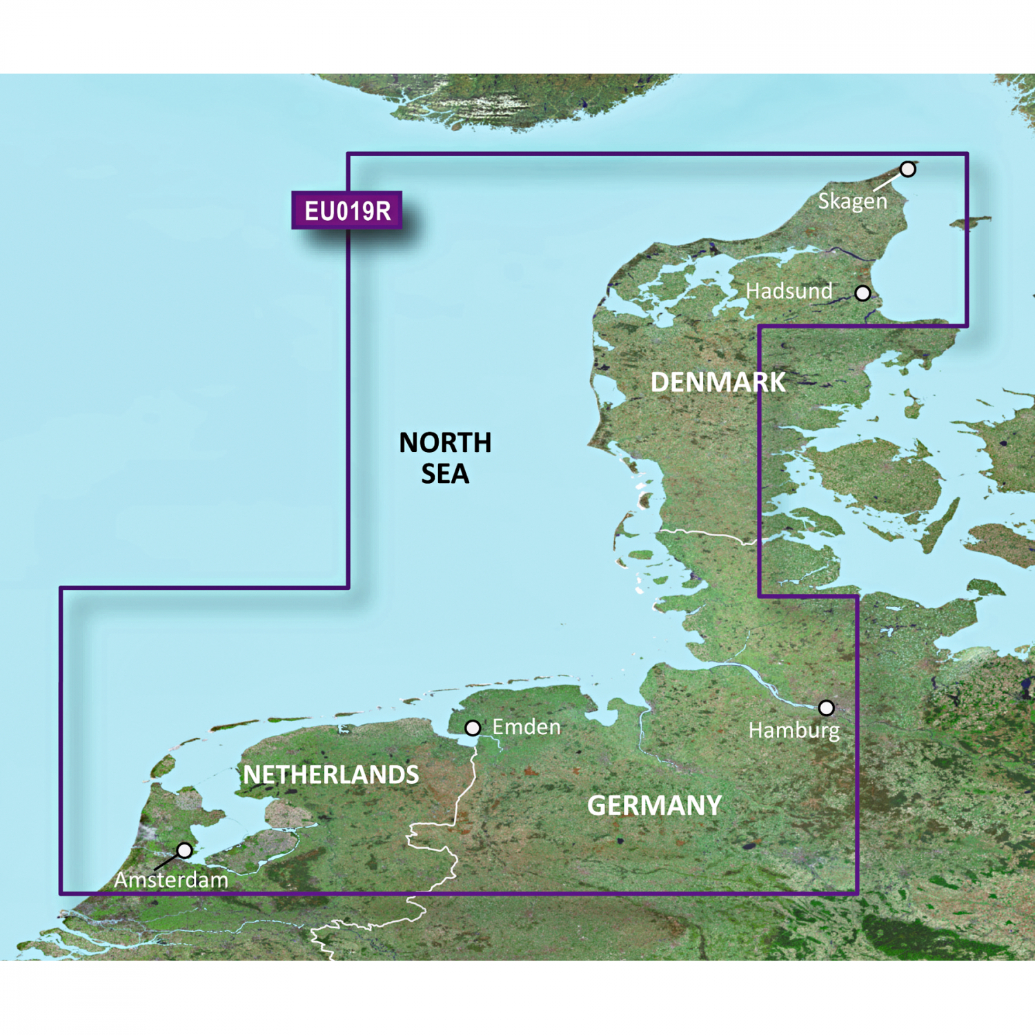 Garmin Kartenmaterial G2 BC microSD Alborg bis Amsterdam