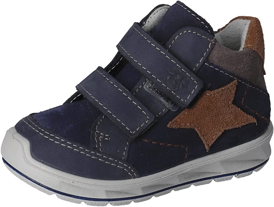 RICOSTA Stiefel Jungen blau Klettverschluß Boots