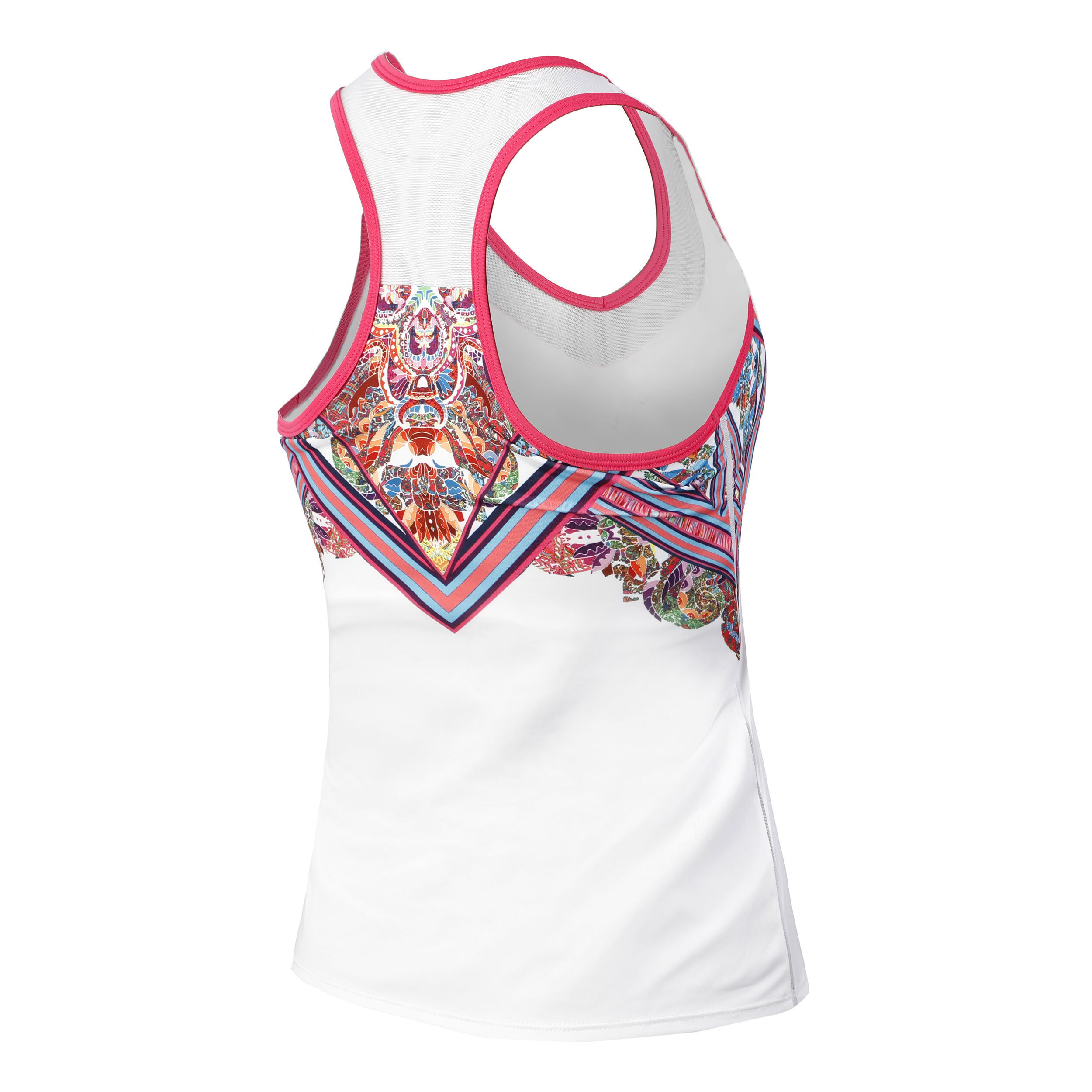 Athens Tank-Top Damen - Weiß, Mehrfarbig