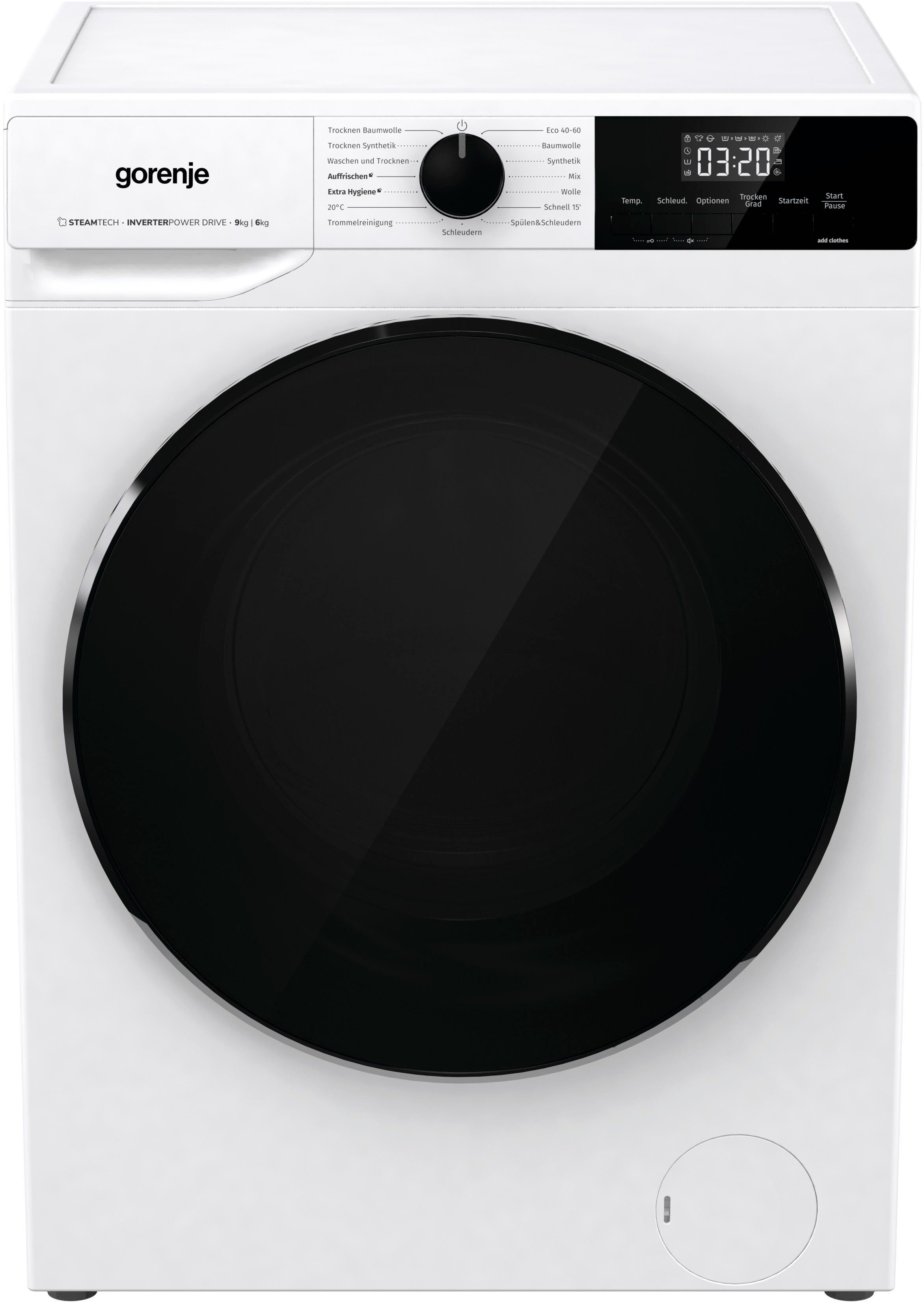 GORENJE Waschtrockner WD2A 964 ADPS/DE, 9 kg, 6 kg, 1400 U/min