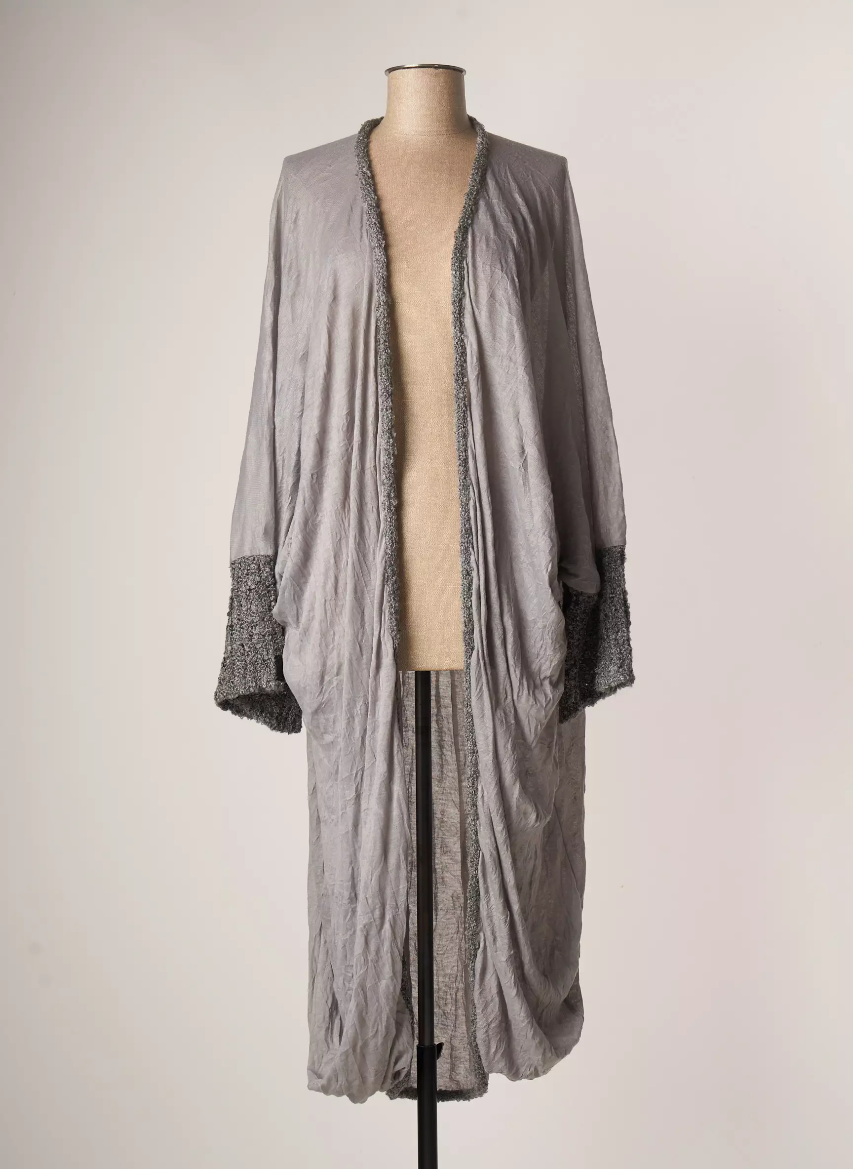 Batistame Cardigans Femme couleur gris