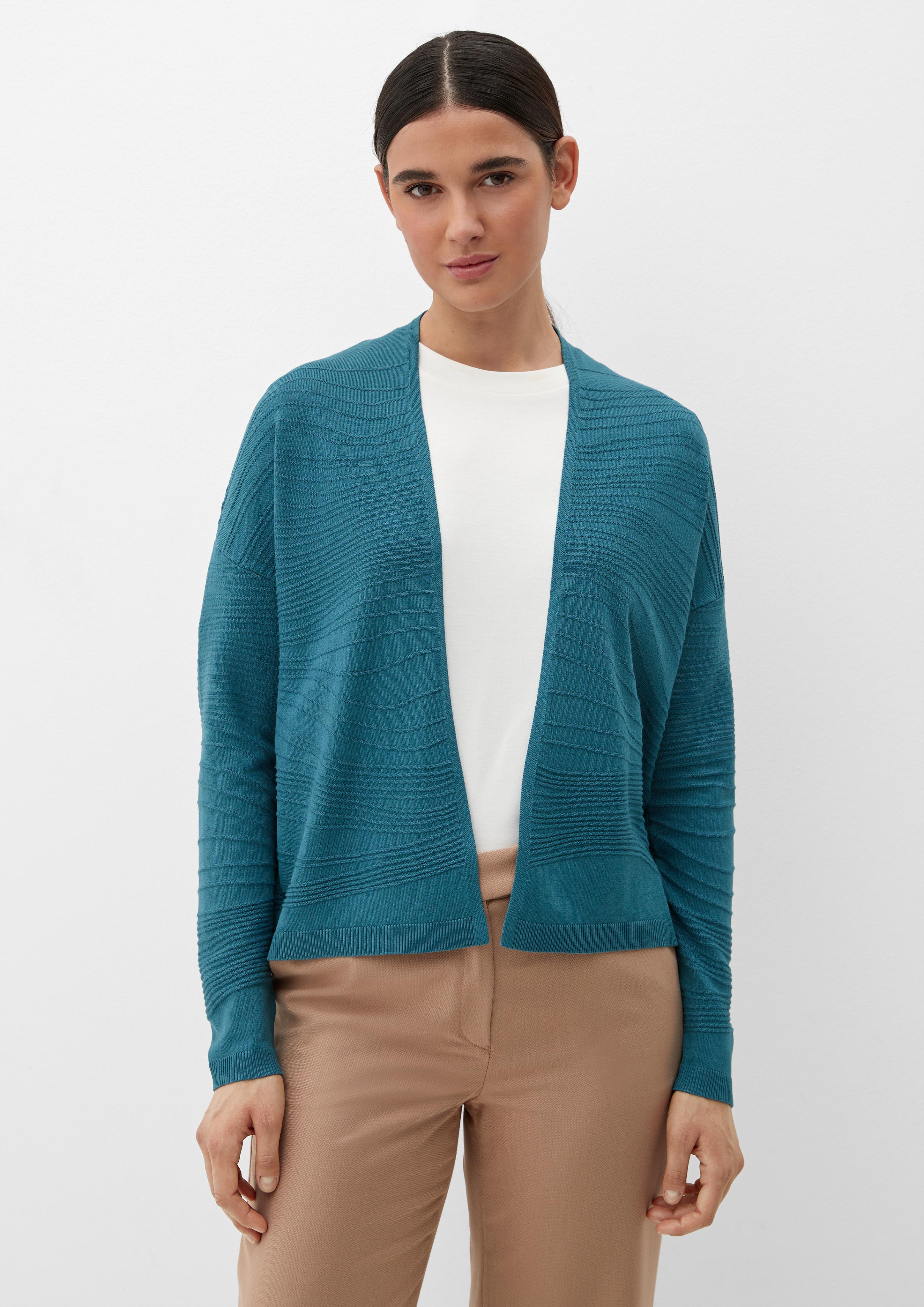 Strickcardigan mit Musterstruktur  2124236-6840