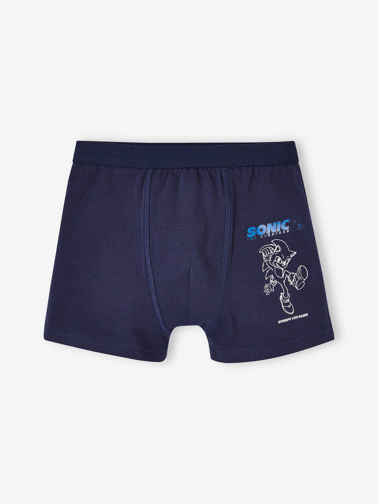 Sonic 3er-Pack Jungen Boxershorts SONIC - marine