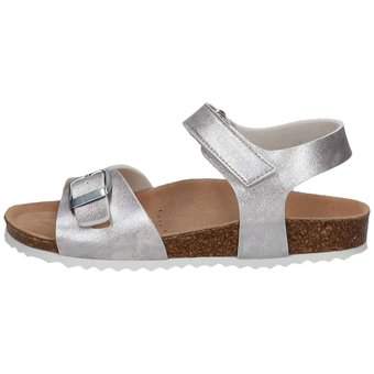 Geox J Adriel Girl Sandale in silber