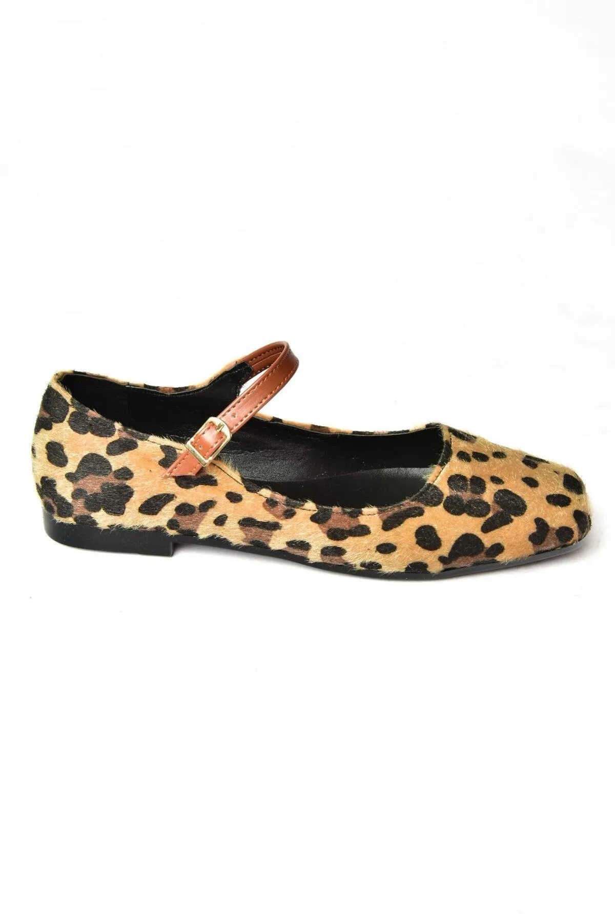 Fox Shoes  S726252502 Ballerinas aus Wildleder mit Leopardenmuster für Damen