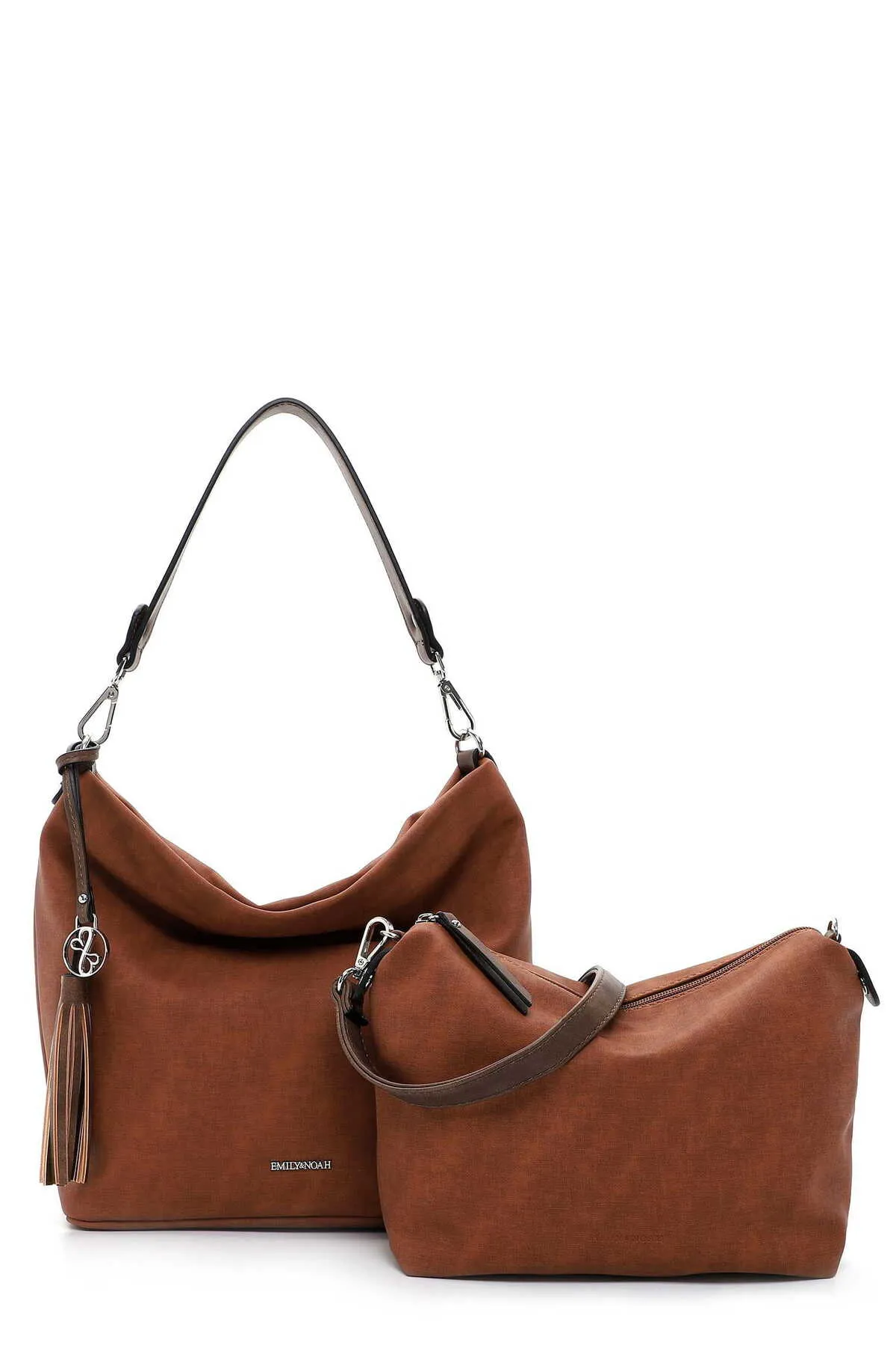 Emily & Noah  Handtasche - Braun - Unifarben