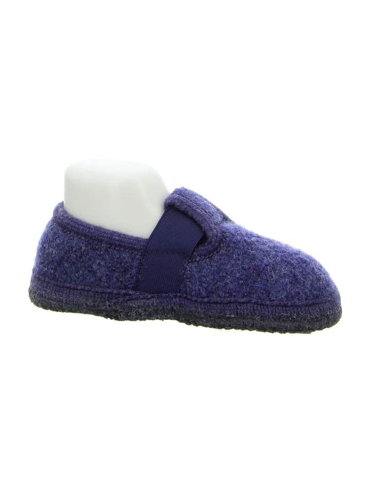 HAFLINGER Hausschuhe in Blau günstig kaufen