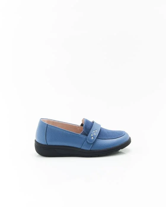 Mocassins bi-matière