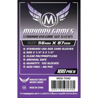 Schutzhüllen Standard USA Game 56x87mm (100 Stk.)