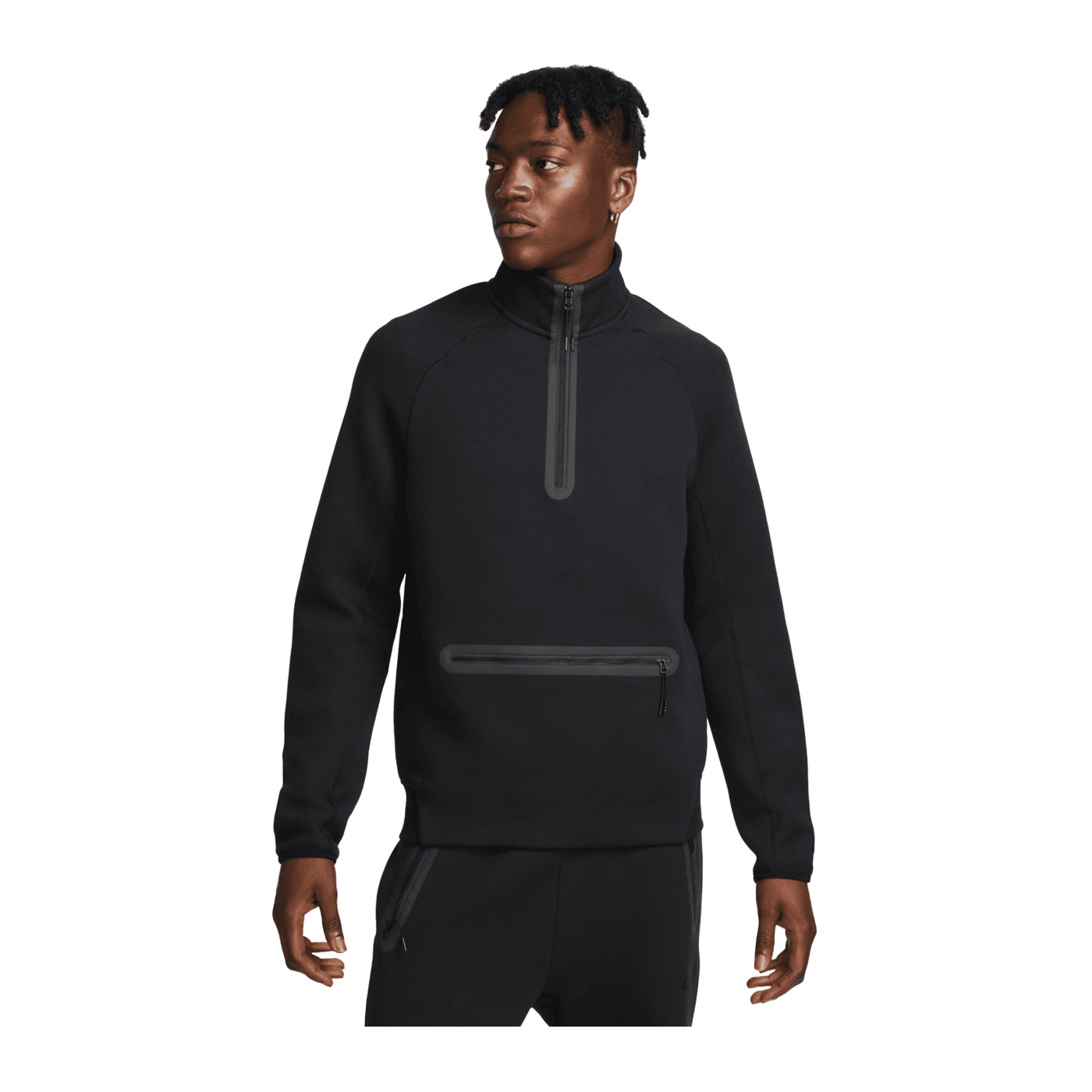 Nike Tech Fleece HalfZip Sweatshirt Schwarz F010
