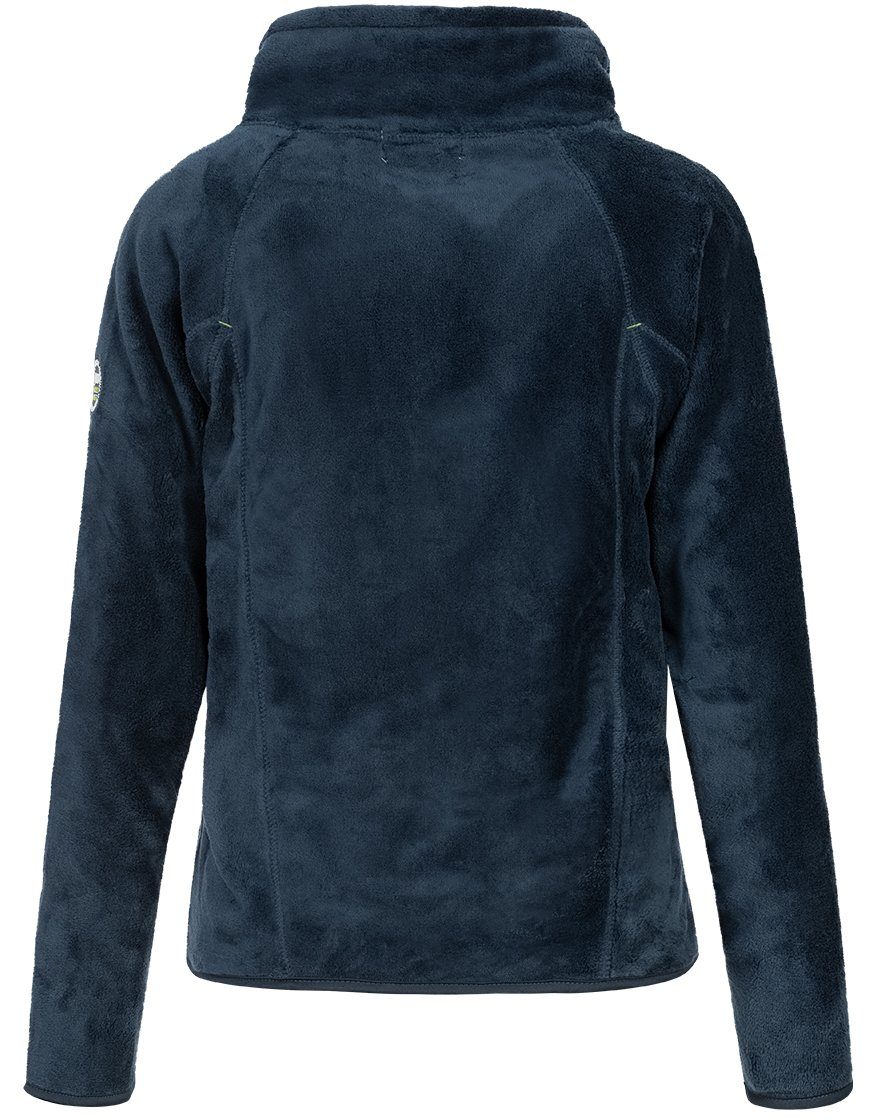 Geographical Norway Fleecejacke Damen Teddy Fleece Jacke Herbst Winter Sweater Übergangsjacke