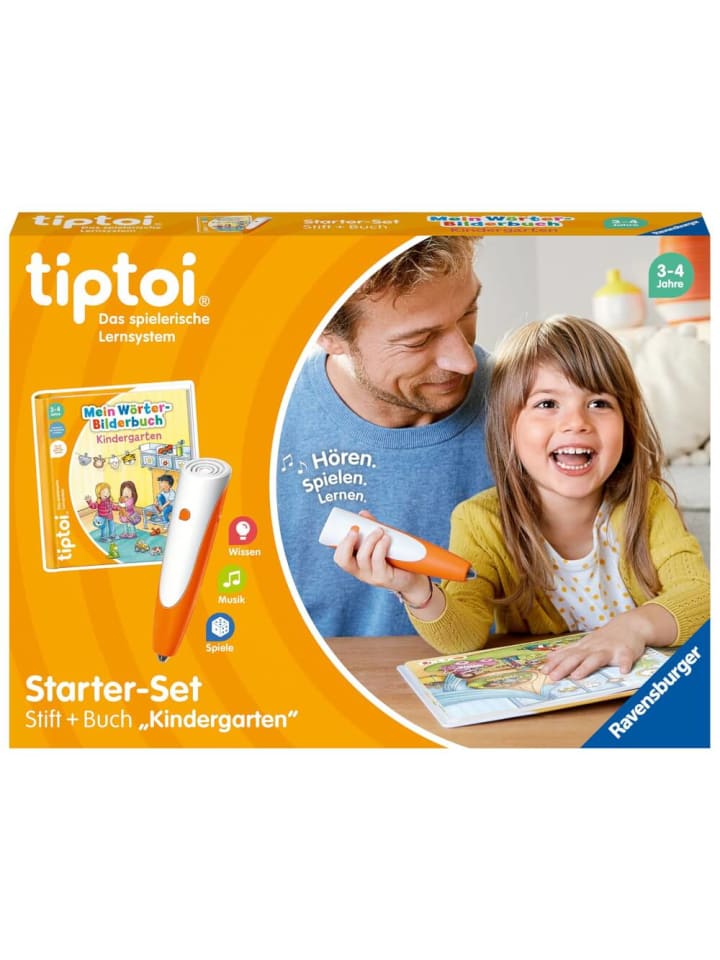 Ravensburger Interaktives Buch tiptoi Starter-Set: Stift und Wörter-Bilderbuch Kindergarten günstig kaufen onesize