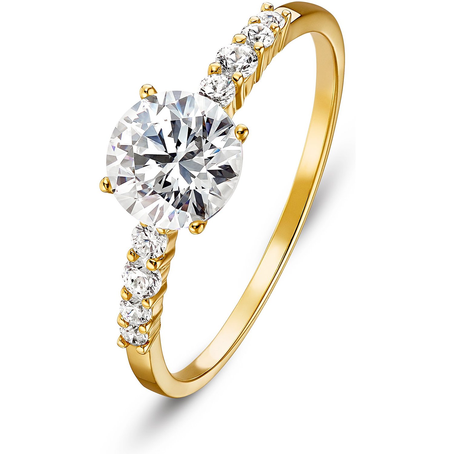 Damenring 375er Gelbgold