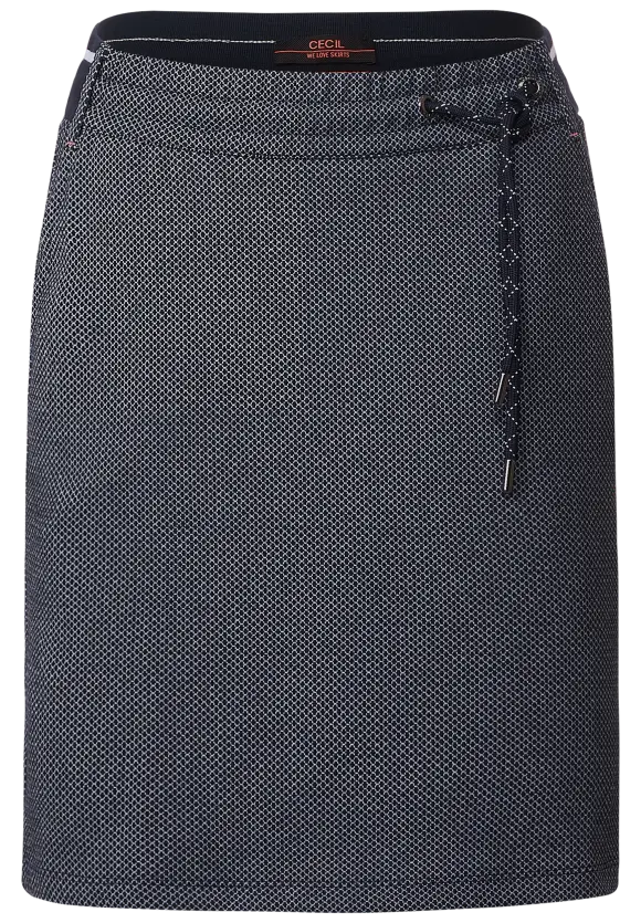 CECIL Jacquard Rock im Joggstyle