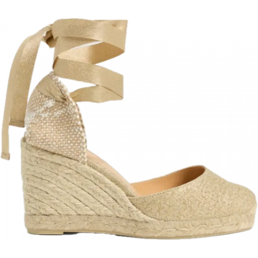 CASTAÑER - Espadrilles CARINA Canvas - gold