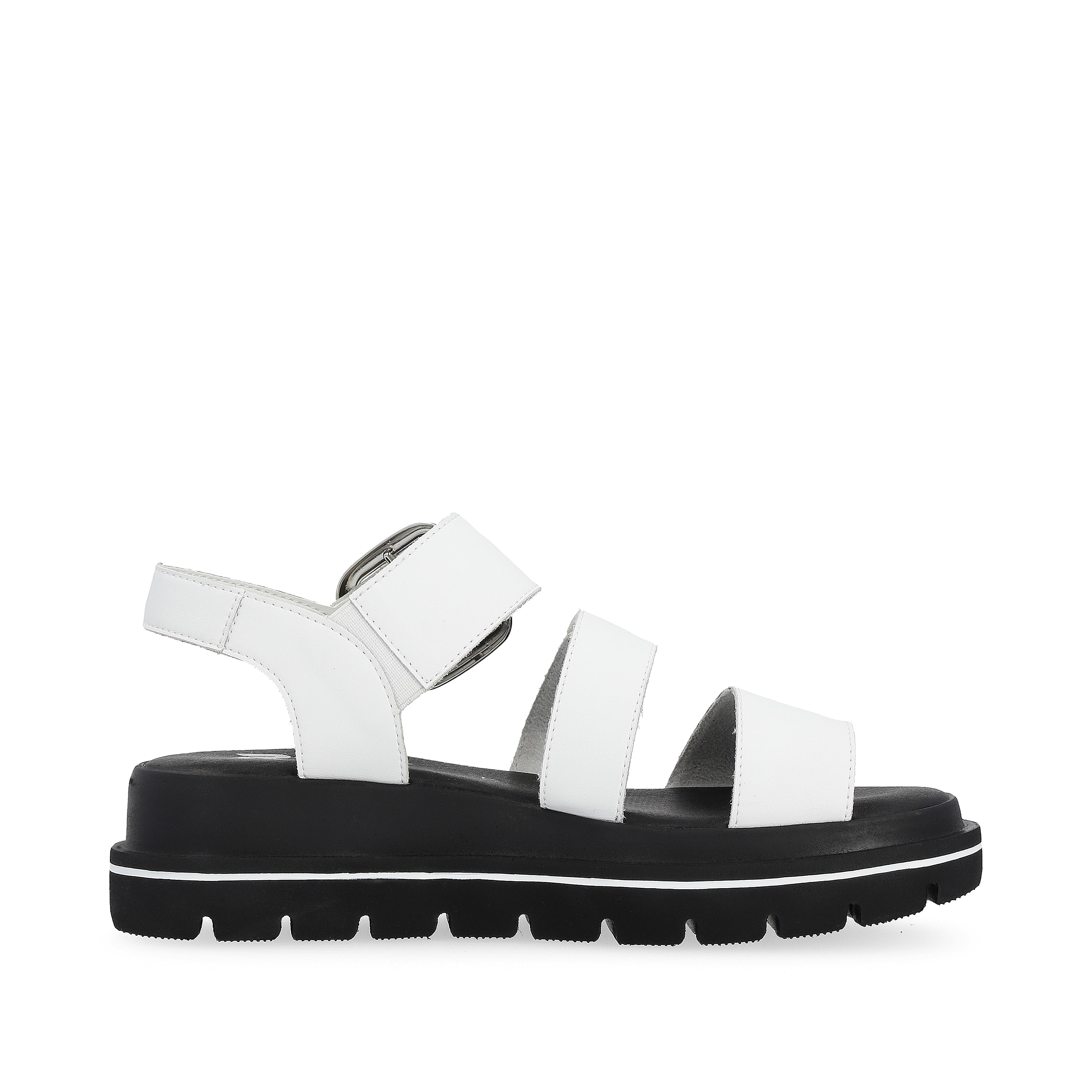 Rieker Damen Riemchensandalen pearl white