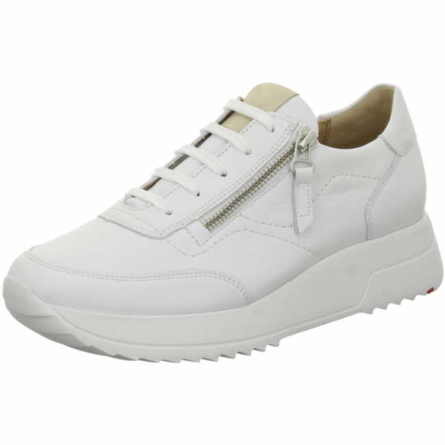 LLOYD Freizeit Schnürer weiss Sneaker Low, Weiß