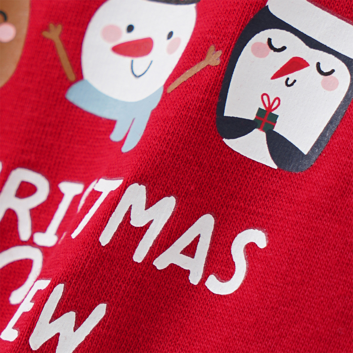 2 Baby Weihnachtsbodys im Set rot