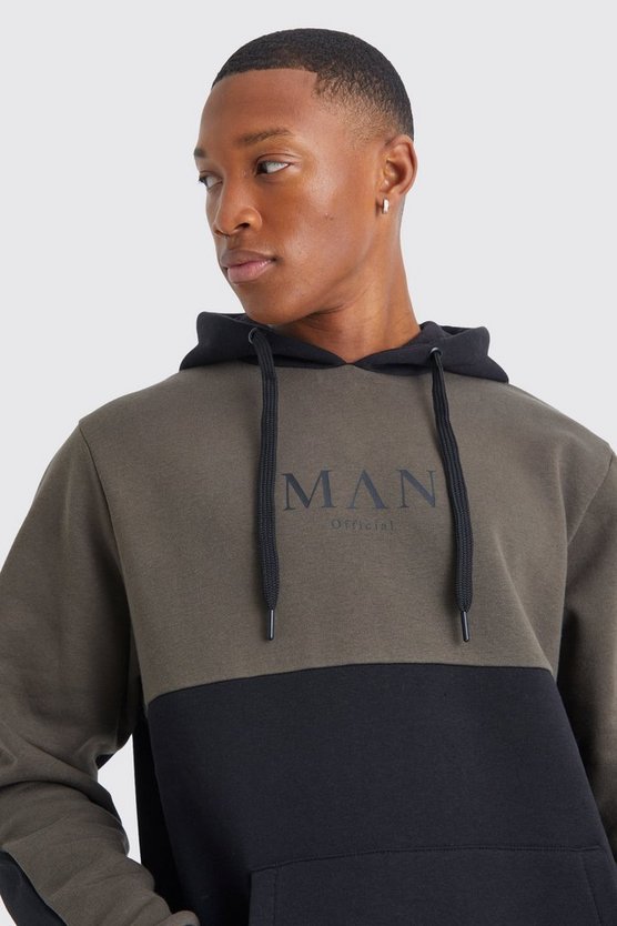 Coloblock Man Hoodie