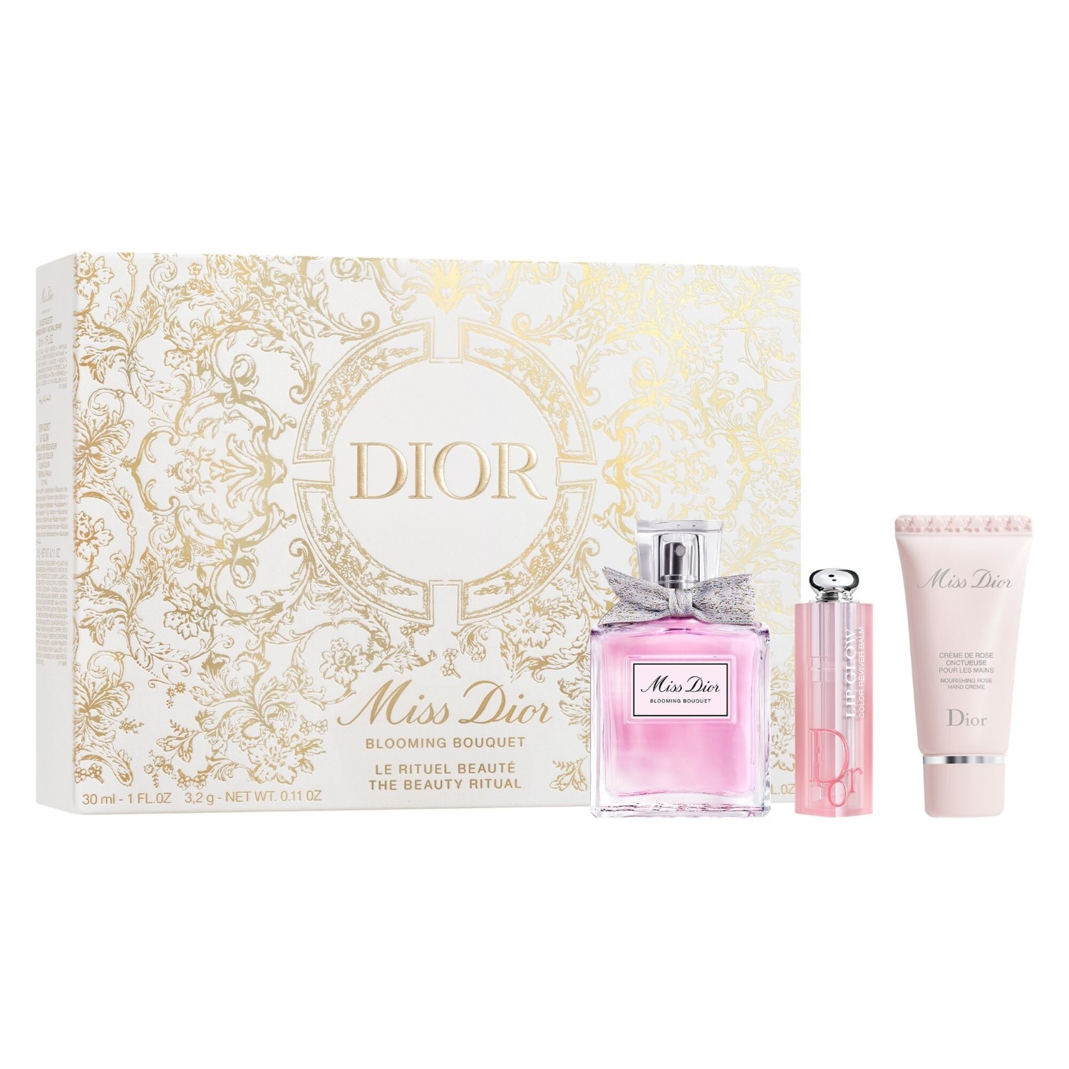 Blooming Bouquet Set Eau de Toilette. Lippenbalsam. Handcreme