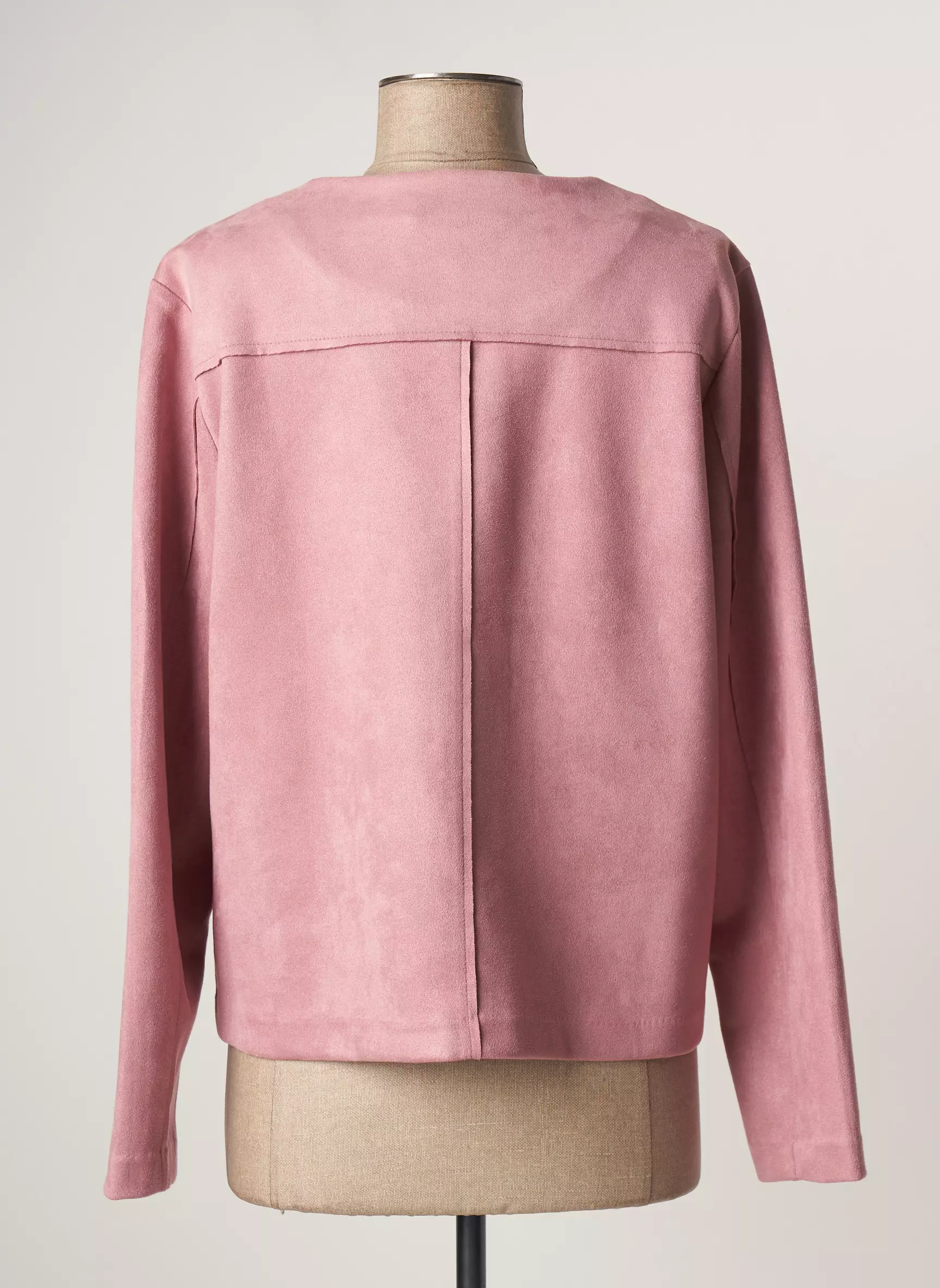 Signature Vestecasual Femme couleur rose
