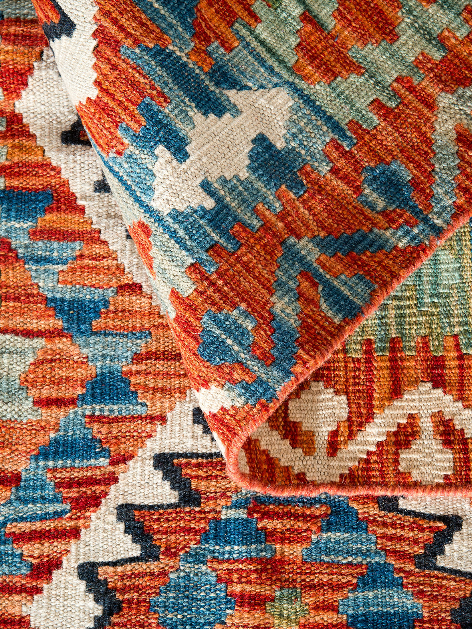 Afghan Kelim ca. 81 x 197 cm, Unikat / Einzelstück