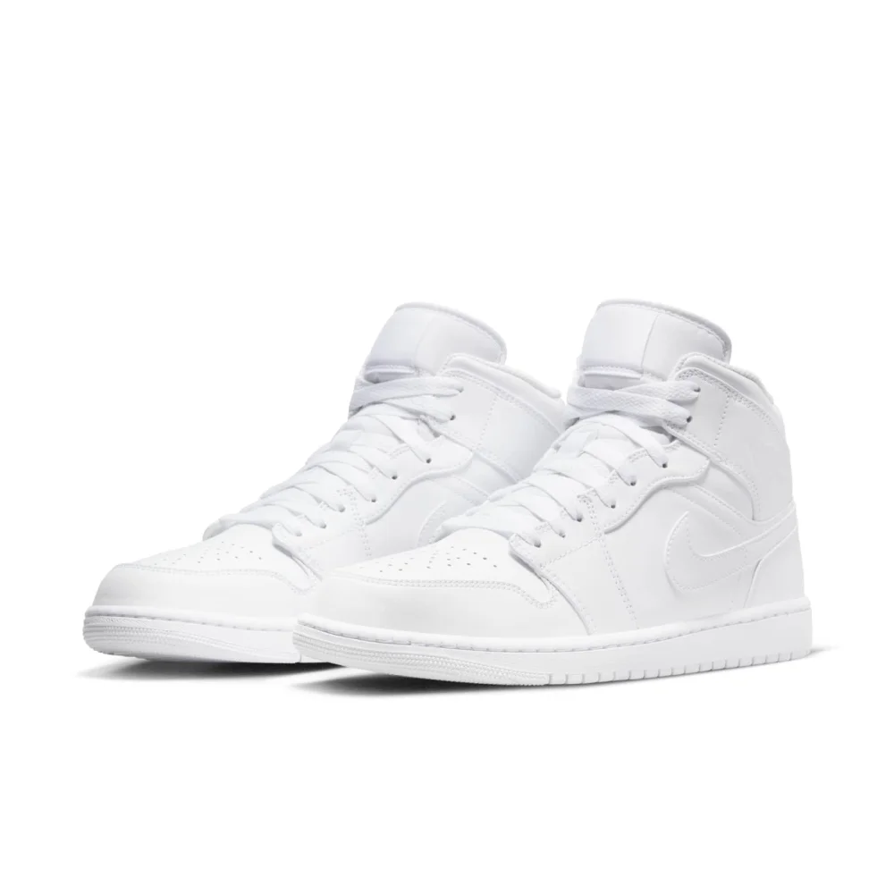 NIKE JORDAN 1 Mid Air 554724-136 / weiss