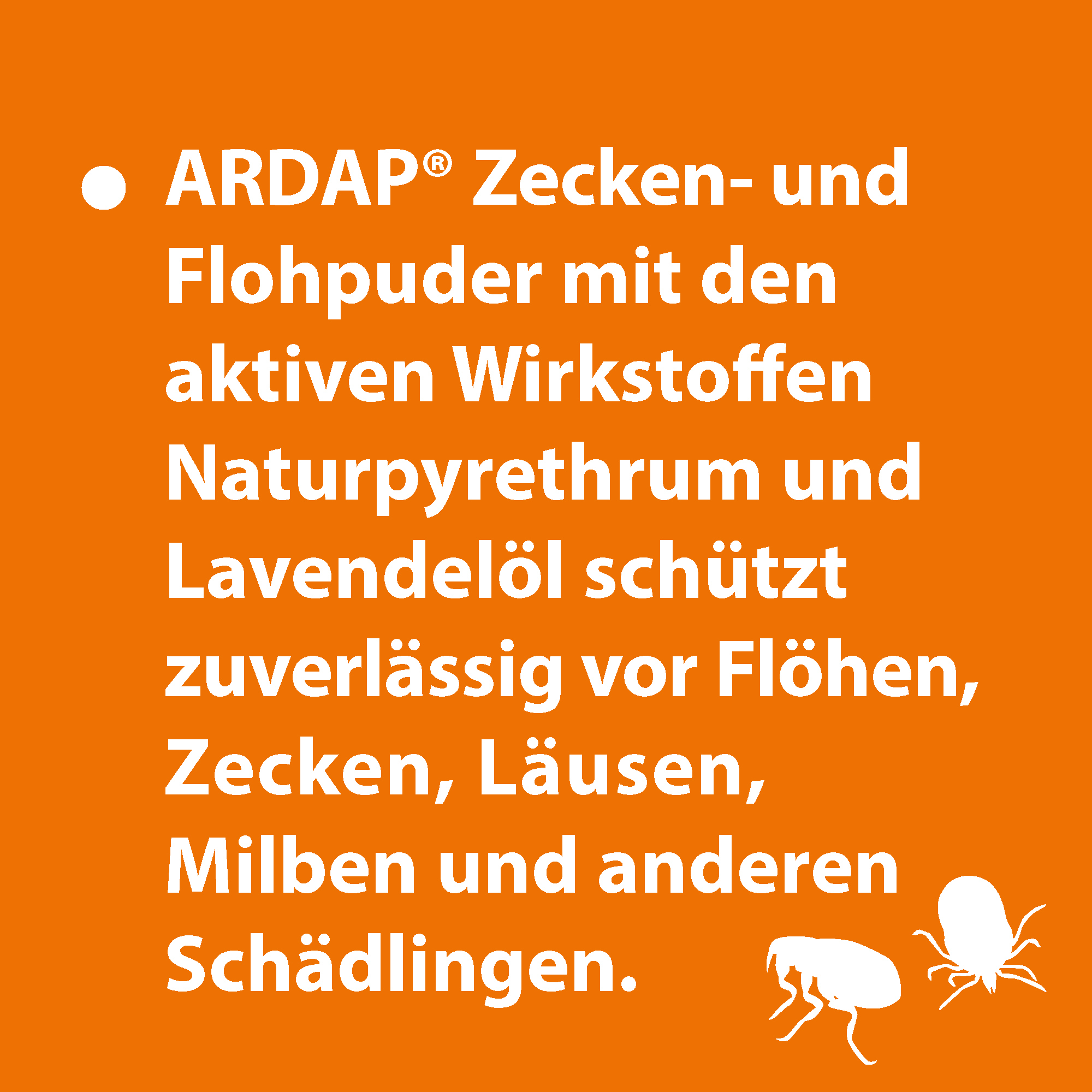 Ardap Floh- & Zeckenmittel Ardap Zecken- und Flohpuder 150g