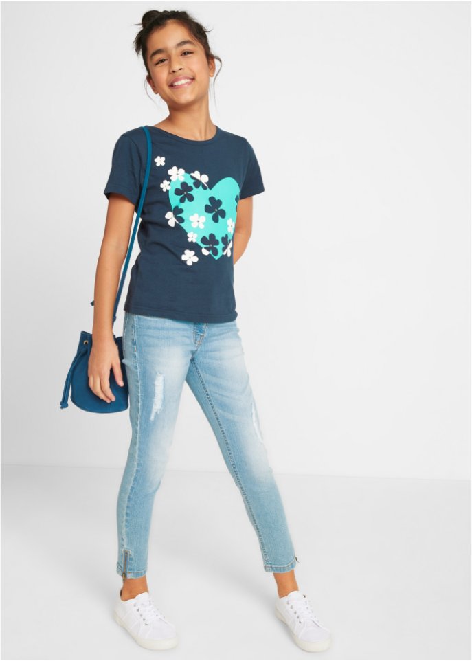 Mädchen T-Shirt (2er Pack) aus Bio-Baumwolle