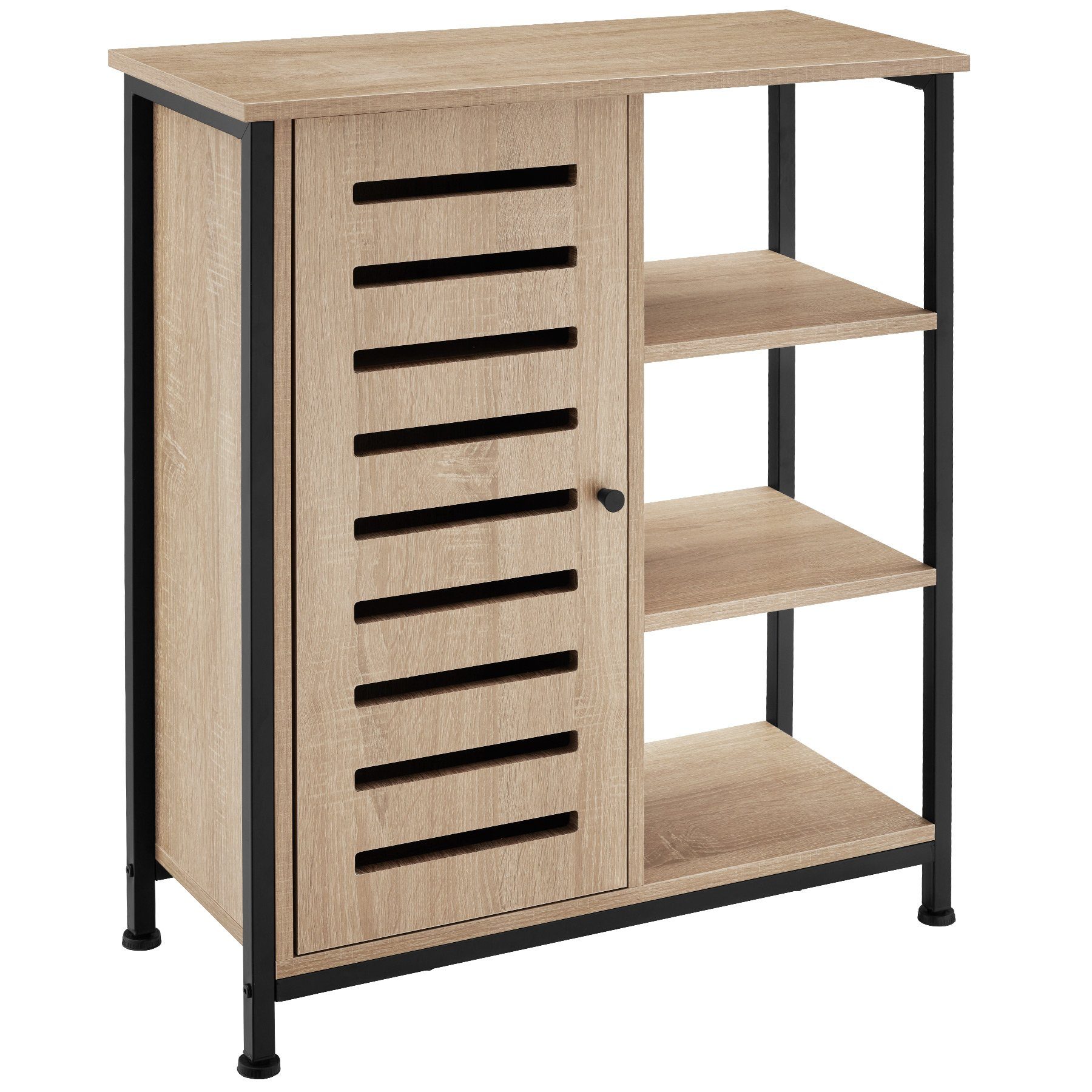 tectake Highboard Sideboard 71x32x82cm (Sideboard, Montagematerial, Montageanleitung)