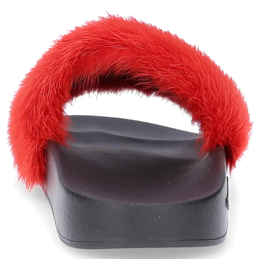 Givenchy - Pantoletten PARIS Kautschuk Nerz - rot