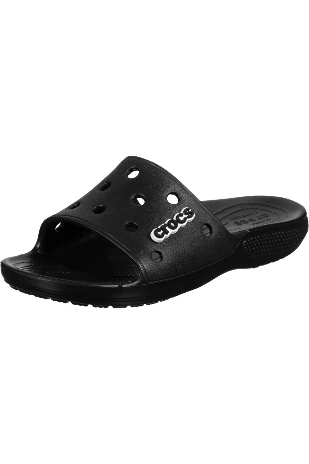 Crocs  Pantolette - Schwarz - Flacher Absatz