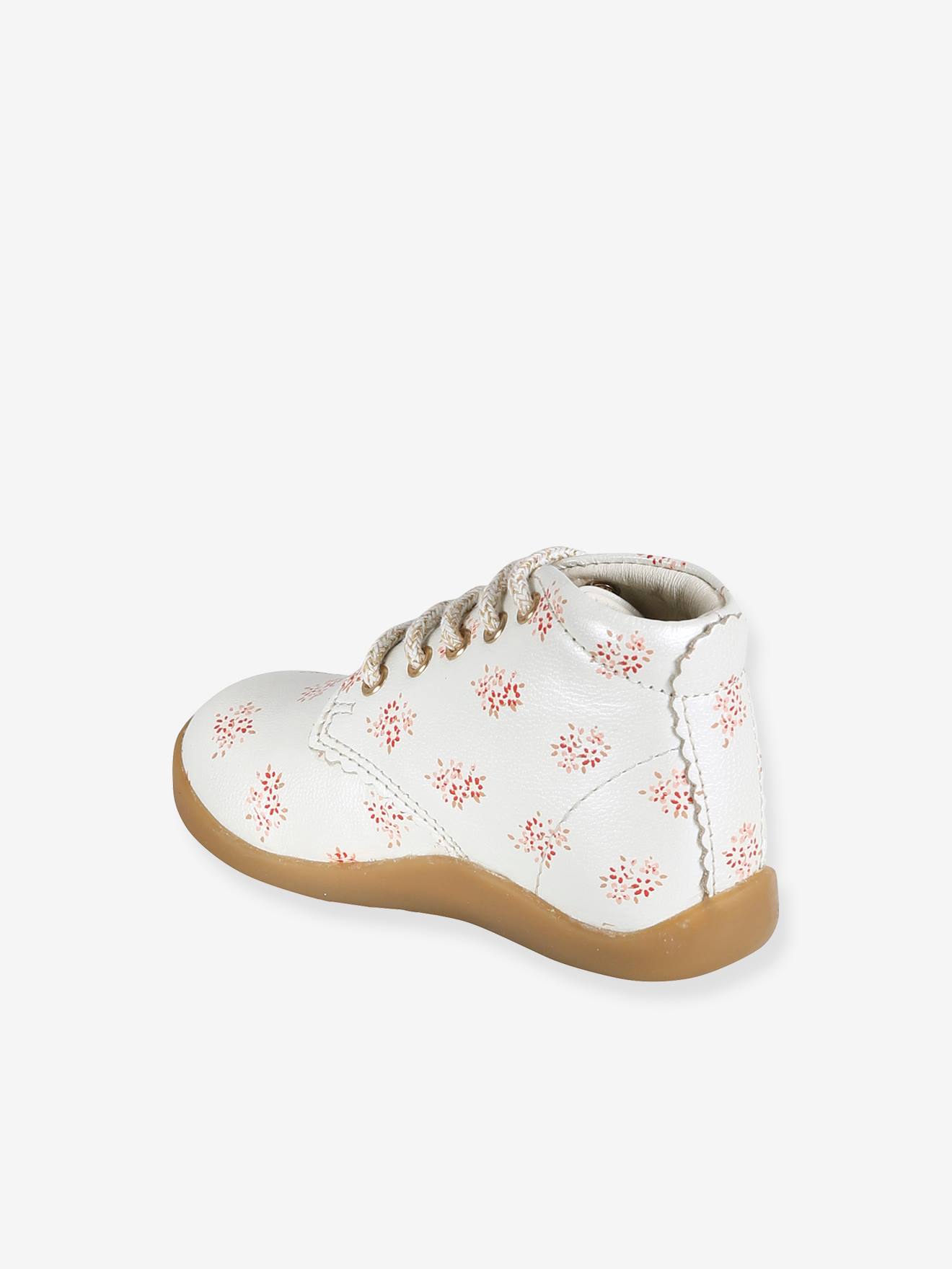 Vertbaudet Baby Lauflern-Boots - wollweiß