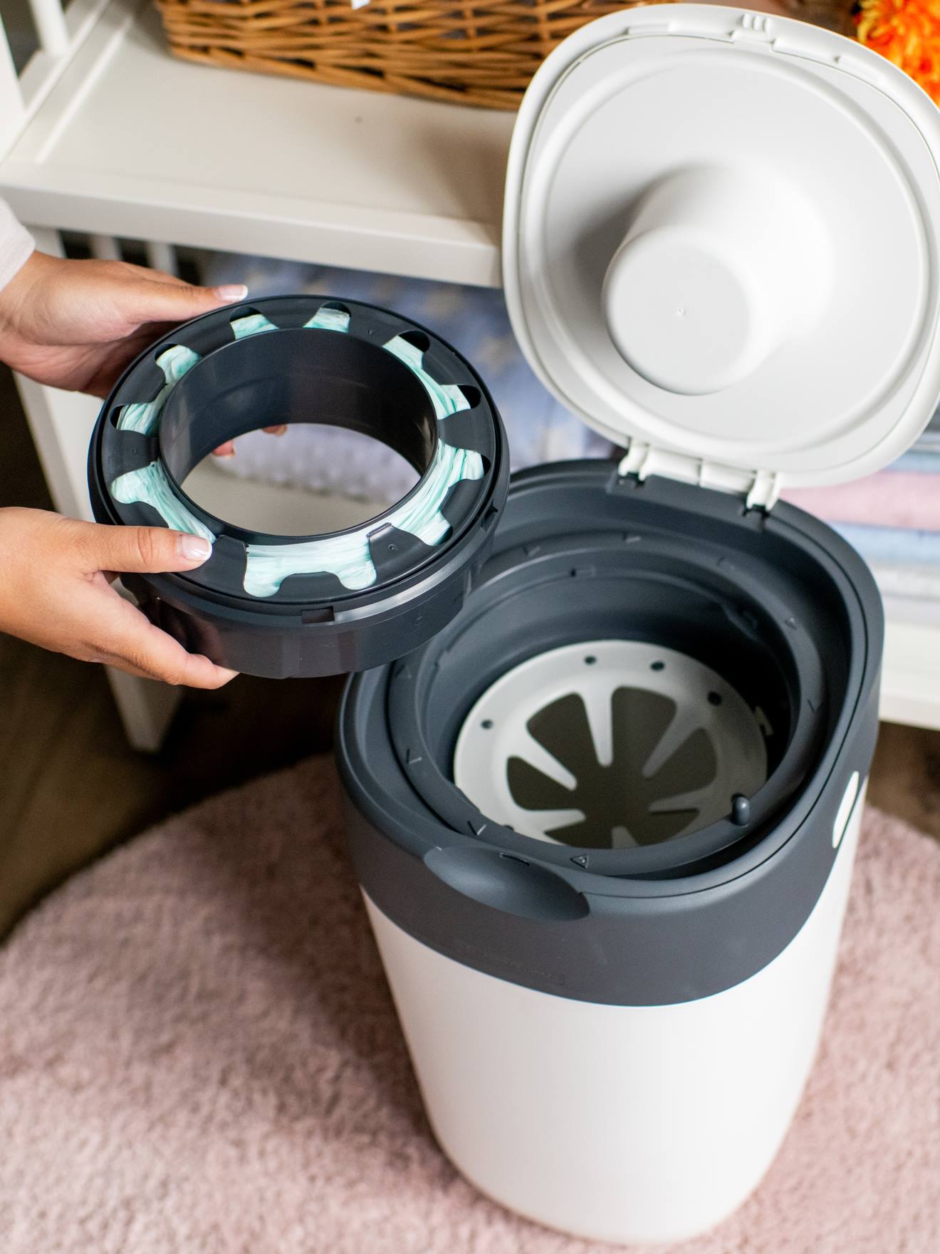 Tommee tippee 3 Nachfüllkassetten für Twist & Click / Sangenic Tec TOMMEE TIPPEE - grau