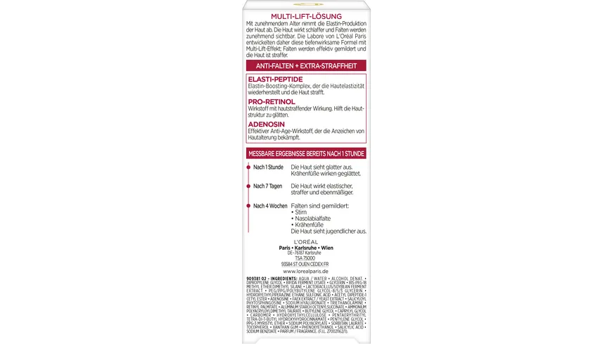 L'Oréal Paris Serum Revitalift Elasti-Peptide 30 ml
