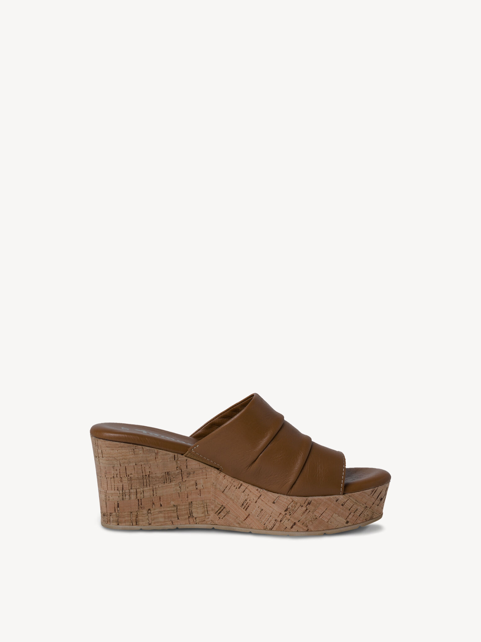 Mule en cuir - marron
