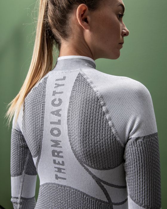 T-shirt col zippé Energy Thermolactyl 4 femme