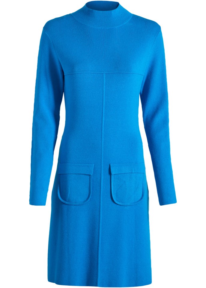 Strickkleid mit Patten-Taschen
